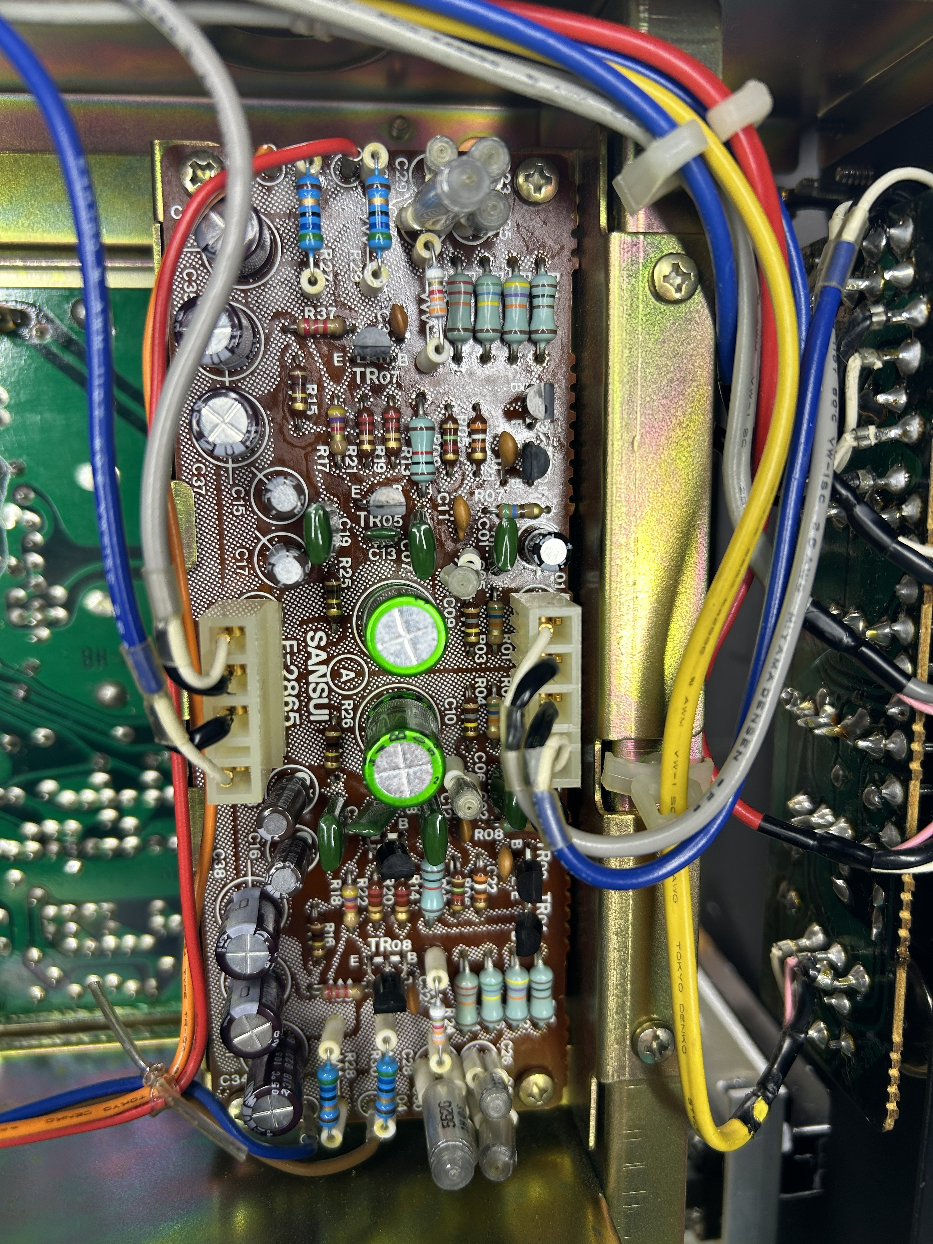 Restored Sansui G-5000 circuit board